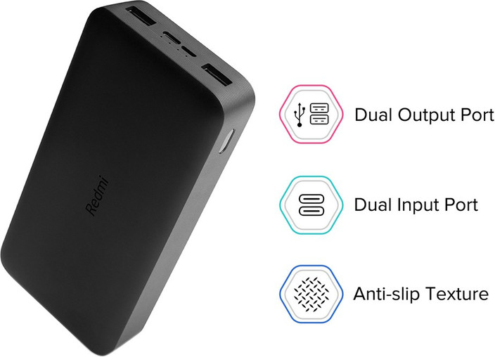 Indiamart Xiaomi Power Bank 20000mah Xiaomi Mi 20000mAh Black - Main Image