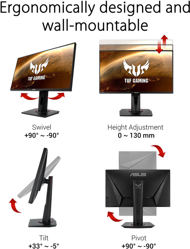 ASUS VG259Q 24.5インチ フルHD IPS 144Hz 1ms Buy Asus TUF ASUS VG259Q 24.5インチ フルHD IPS 144Hz 1ms Buy Asus TUF