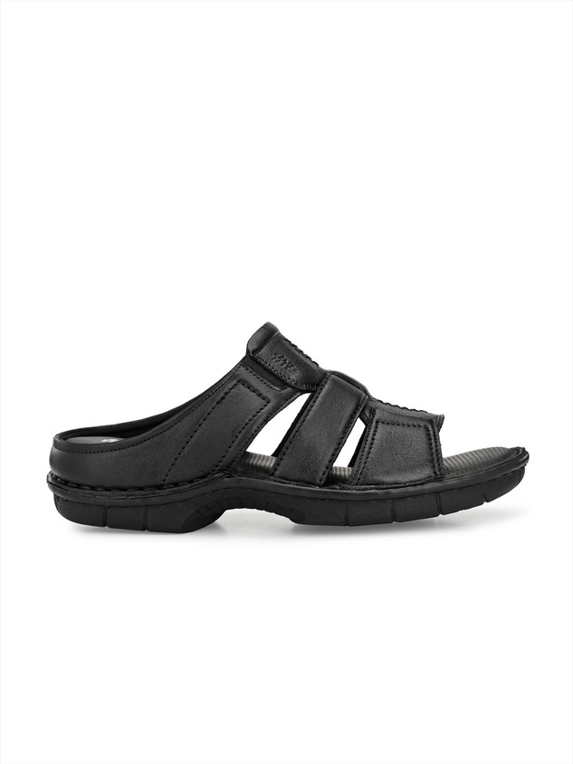 【新品】 SLIPPER　　　　 LEATHER/BLACK 26㎝ Polaris 407066.Z5FX BLACK Woman 425 101985979 | Flo