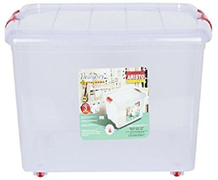 Set Of Large Storage Container With Wheels And Handle BUMTUM