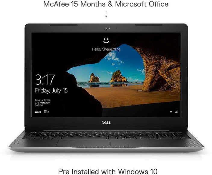 DELL Inspiron Intel Core i3 10th Gen 1005G1 (4 GB/1 TB HDD/256