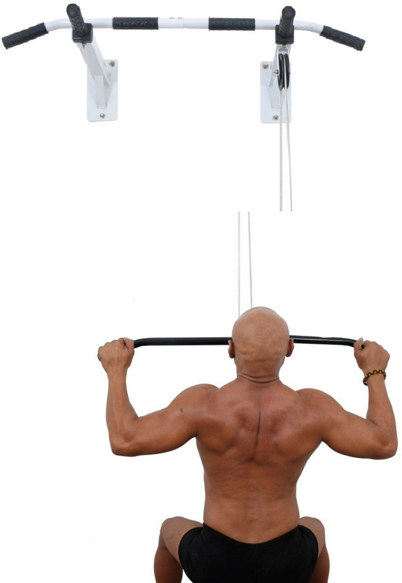 Pull Up Bar Pulley System For Triceps Hashtag Fitness Bicep