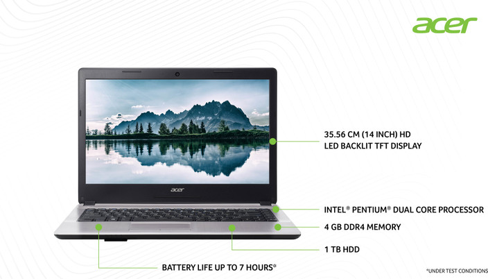 Acer One 14 Intel Pentium Gold 4415U - (4 GB/1 TB HDD