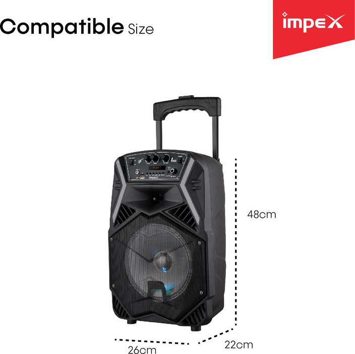 Buy IMPEX TS 25B Trolley speaker 25 W Bluetooth Party Speaker