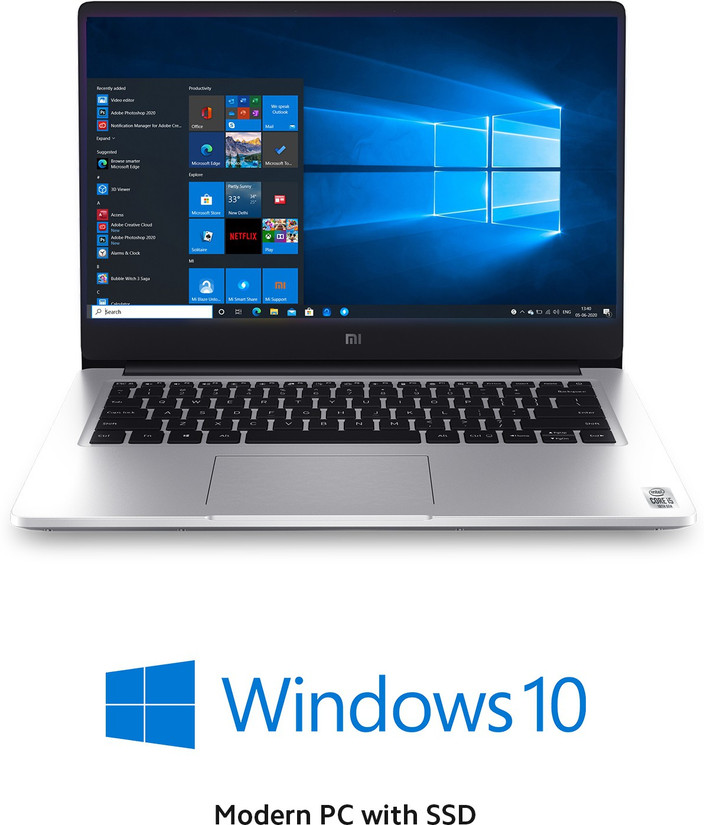 Intel Core Mi Jyu4243in Mi Laptop With Graphics Card Xiaomi