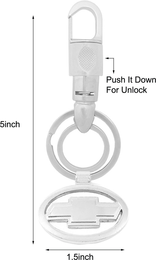 metal keychain set car parts keychain