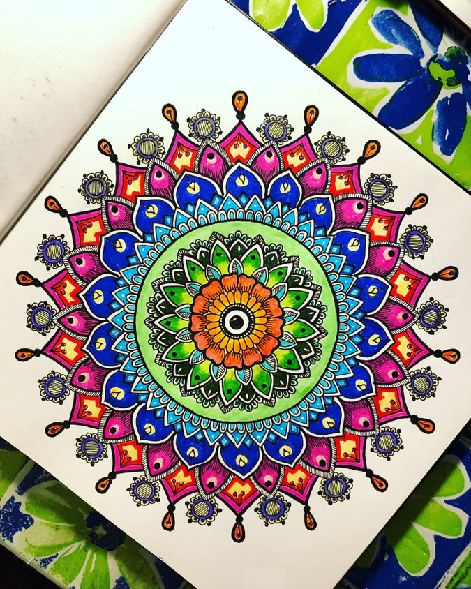 markers for mandala art