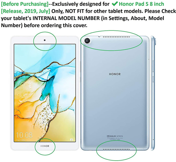 Huawei Mediapad Cover For Honor Pad Inch TGK Flip Cover For Honor