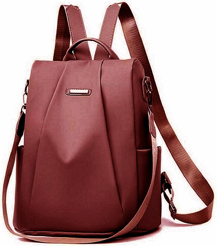 SLIKEE Women's Girls Fashion PU Leather Casual Backpack For School