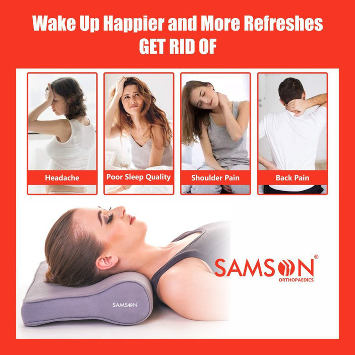 Waking Up With Stiff Shoulders And Neck SAMSON Cervical Pillow