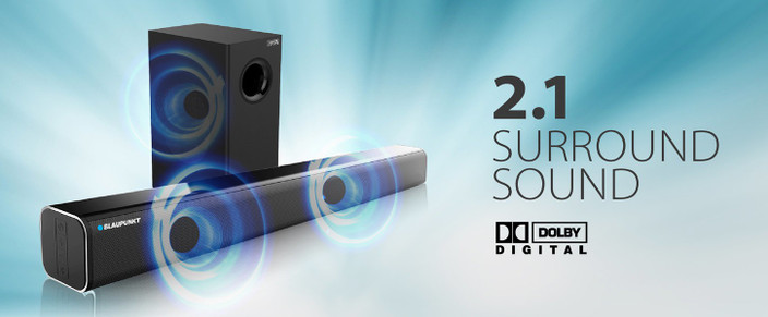Surround Sound Blaupunkt Sound Bar Online Blaupunkt SBW-01 Dolby