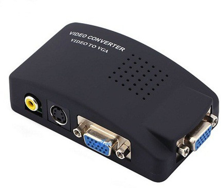 Cable External Tv Tuner Card For Monitor VGA To S-Video Cable