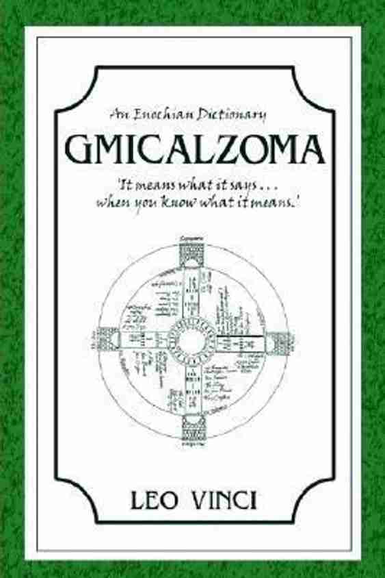 エノク語辞典 An Enochian Dictionary Gmicalzoma An Enochian Dictionary - Gmicalzoma: Buy An Enochian