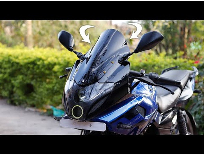 Helmet Bubble Visor For Pulsar 220f Front Fairing Visor Price