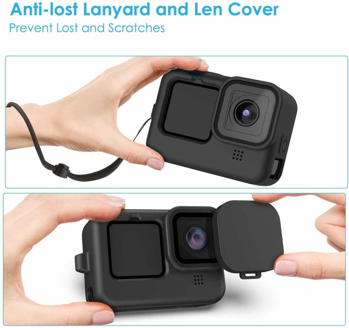 Protecteur D'écran Pour GoPro Hero8 Black - Kit 2 Films Transparents Anti-rayures, Application Facile Sans Bulles