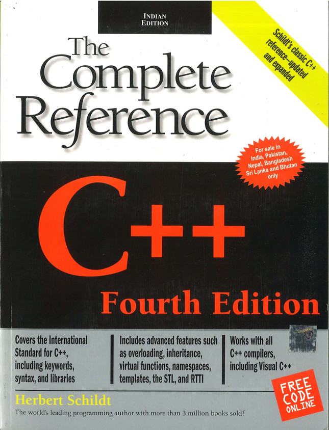 C++: The Complete Reference, 4th Edition - The Complete