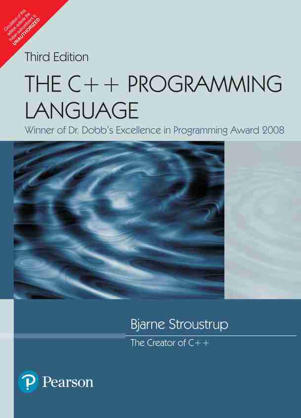 C++ Programming Language, The ハードカバー Amazon.com: C++ Programming Language, The eBook : Bjarne