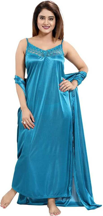 OZED Women Nighty with Robe