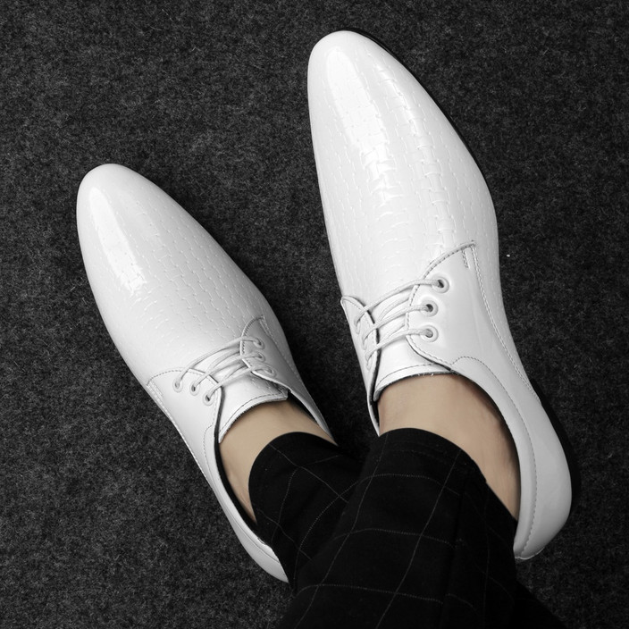 White Boys Formal Dress Shoes VANGELO Boy VALLO-3KID Dress Shoe