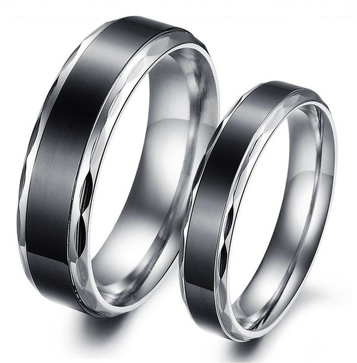 Wedding Bands Stainless Steel Rings For Couples Heer Collection