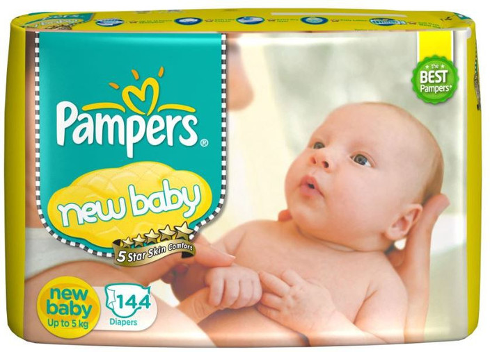 Pampers Active Baby Diapers New Born Buy 144 Pampers Tape