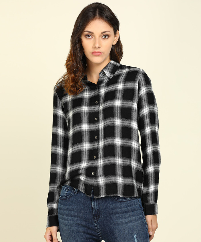 Checkered Shirt Pepe Jeans Shirts Women Buy Pepe Jeans Pink Checks
