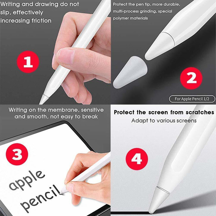 Pencil Tip Apple Pencil Protector Silicone Replacement Pencil Tips