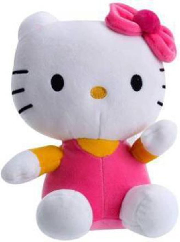 Galaxy Corporation 30 Cm Pink Kitty Plush Soft Toy Blue Pink And Red  Stuffed Dolls For Kids 30
