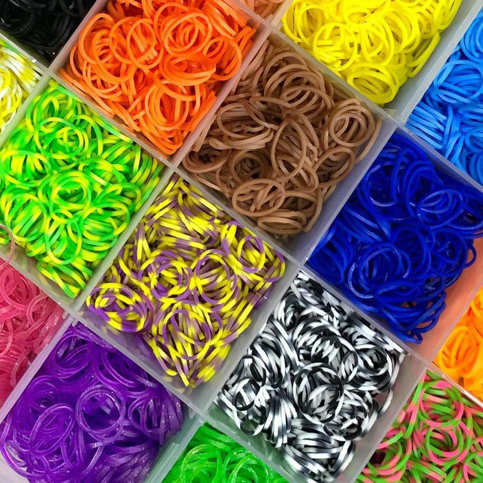 Rainbow Loom Bracelet Metallic Loom Bands Rainbow Loom® With Metal