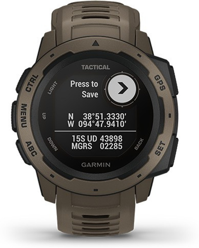 GARMIN Instinct Tactical Rugged Outdoor Watch, Multi GNSS