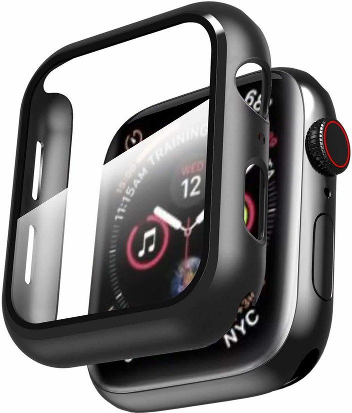 Tempered Glass Protector Apple Watch Screen Case RAGRO Tempered Glass Guard  For Apple Watch Case 40mm Series SE Series Series With Screen Protector,