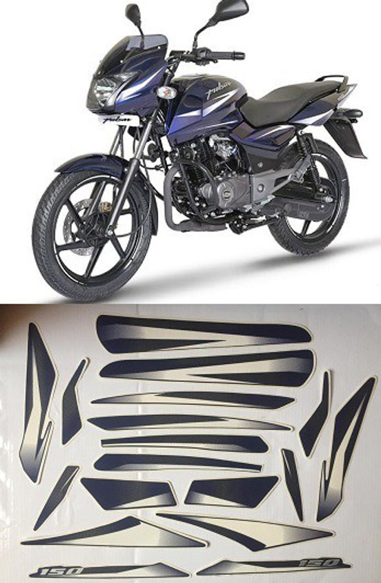 Bike Sticker Kit Pulsar 150 Blue Sticker Price HRBull Sticker