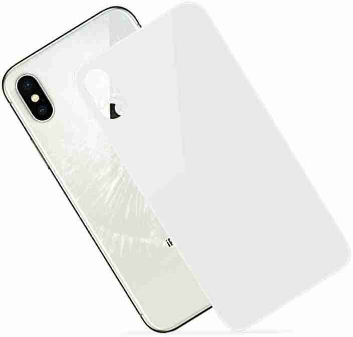 Apple iPhone X ホワイト Spares4ever Apple Apple iPhone X White Back Panel: Buy Spares4ever