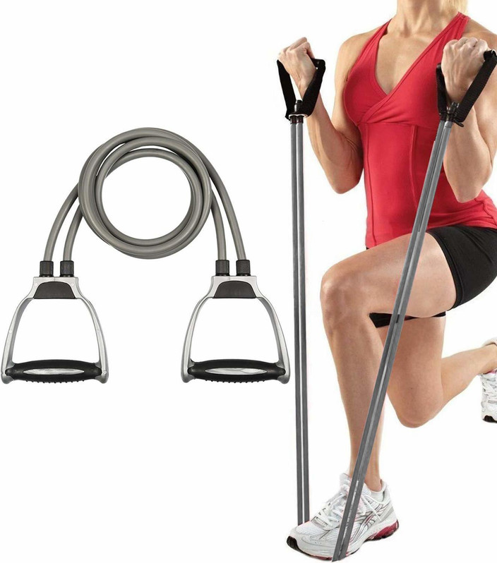 WAFCO Double Toning Tube Pull Rope Elastic Resistance Bands Fitness Band - Main Image
