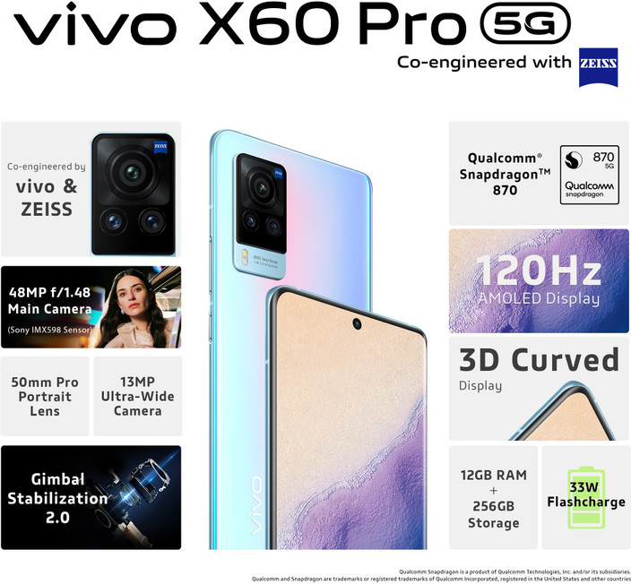 最安値 SIMフリー vivo X60tPro+ 12/256GB 最安値 SIMフリー vivo X60tPro+ 12/256GB（vivo スマホ」の人気