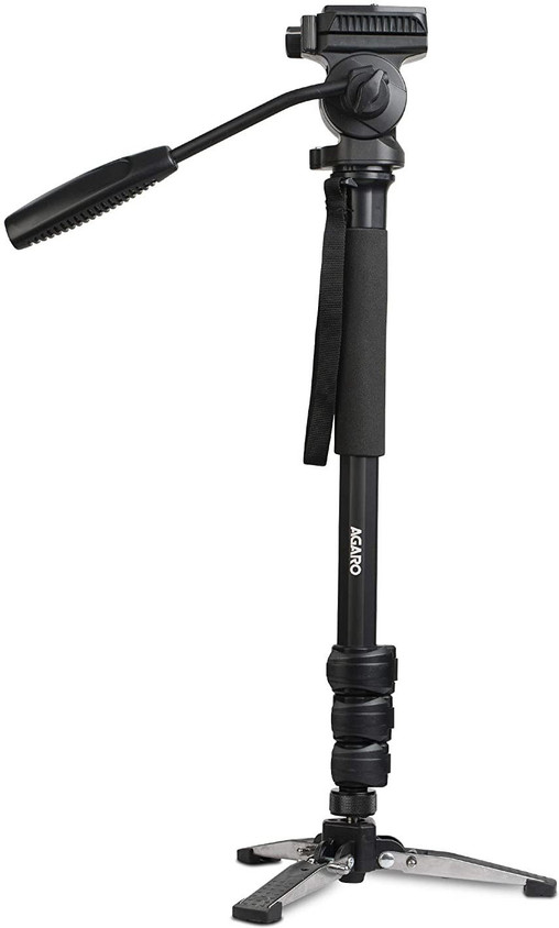 AGARO Premium Monopod 57 Inch with Smartphone Holder Monopod