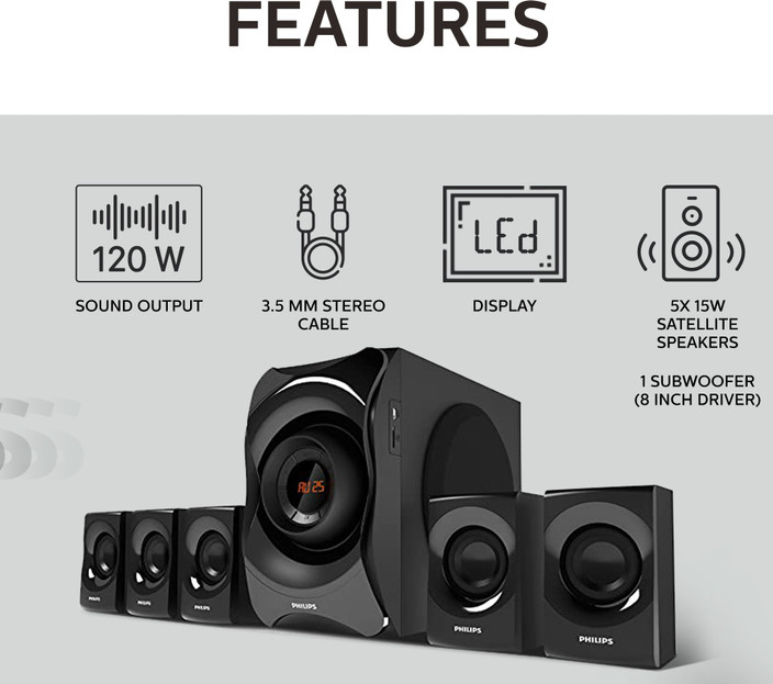 Buy PHILIPS SPA8000B/94 120 W Bluetooth Home Theatre Online from