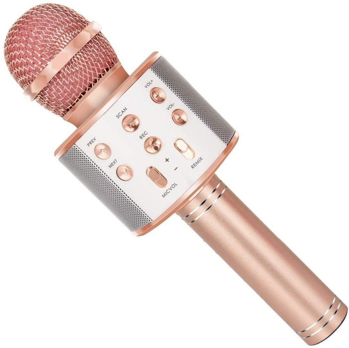 Paramits Bluetooth Karaoke Wireless Microphone for Kids Toys, Wireless Portable Karaoke Machine, Handheld Mic Speaker Christmas Birthday Party for Kids Gifts Android/iOS Compatible Microphone - Paramits : Flipkart.com