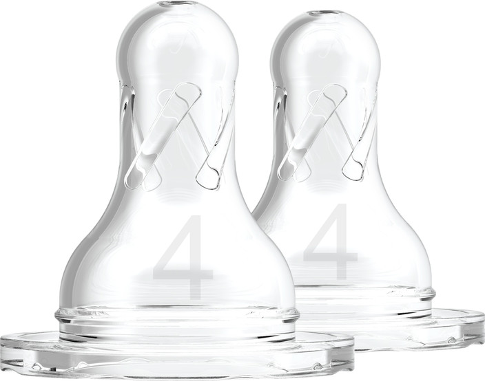 Brown's Standard Neck Baby Bottle Nipple Pack Size: Level