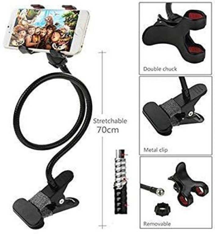 Flipkart Phone Snake Holder Aklin Boky Durable Metal Gooseneck