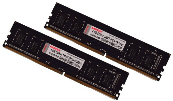 AARVEX DDR4 DDR4 GB (Dual Channel) PC (DDR4-2400,MHZ/2600MHZ