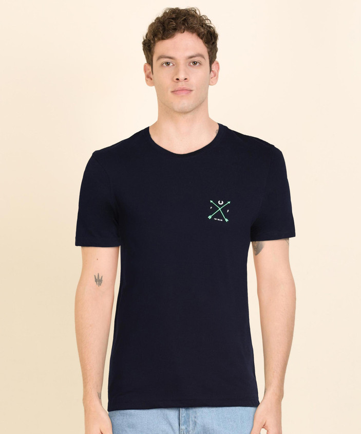 Fort Collins Printed Men Round Neck Multicolor T-Shirt Buy Fort