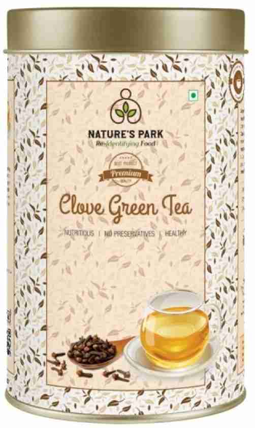 Nature's Park Clove Green Tea - Loose Leaf Blend, Premium Quality