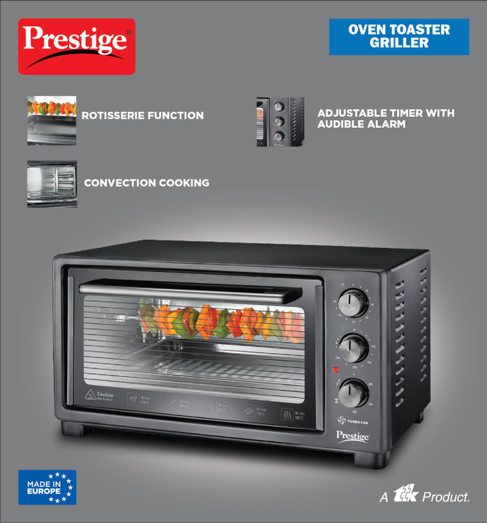Prestige Rotisserie Toaster Oven Grill Prestige 40-Litre Oven - Main Image