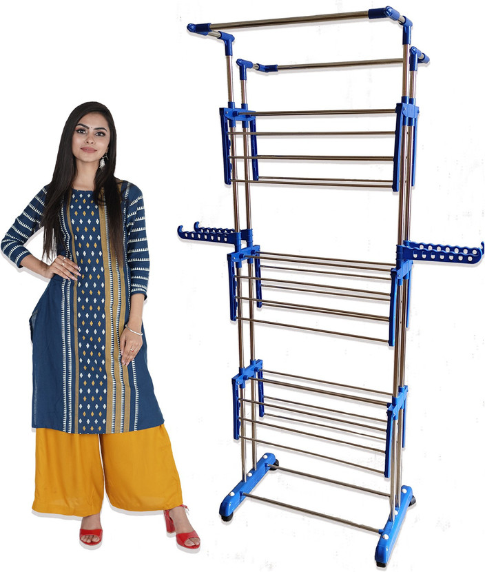 TNC by TNC Steel, Plastic, Aluminium Floor Cloth Dryer Stand T-CDS