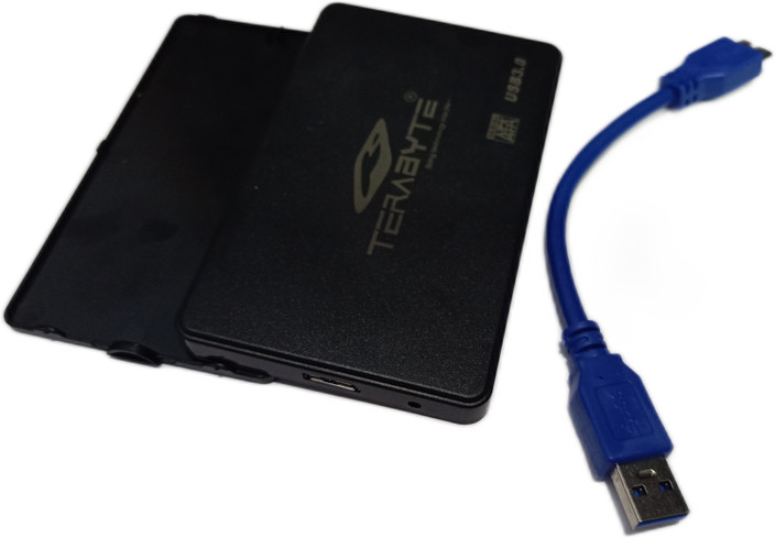 TERABYTE USB Laptop Casing HDD/SSD in Screwless