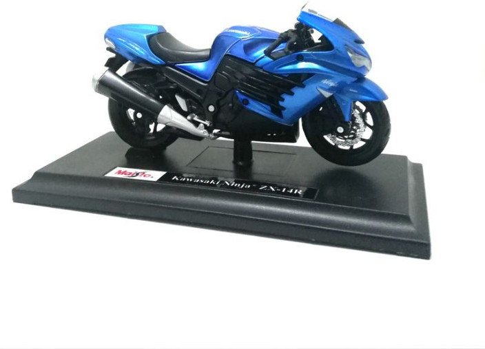 Maisto Kawasaki Ninja ZX-14R 1/18 Blue - Kawasaki Ninja ZX