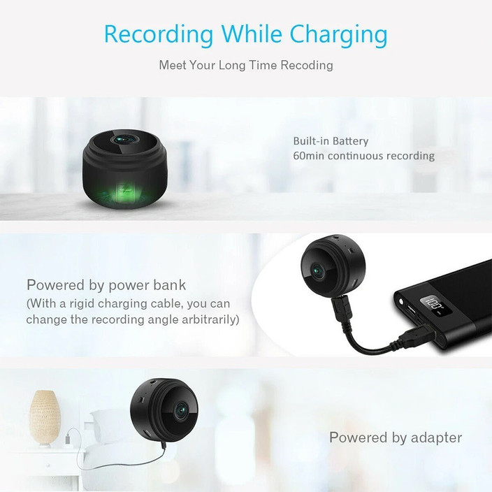 Camera Wireless Recording Bzrqx WIFI USB Mini IP Camera Hotspot