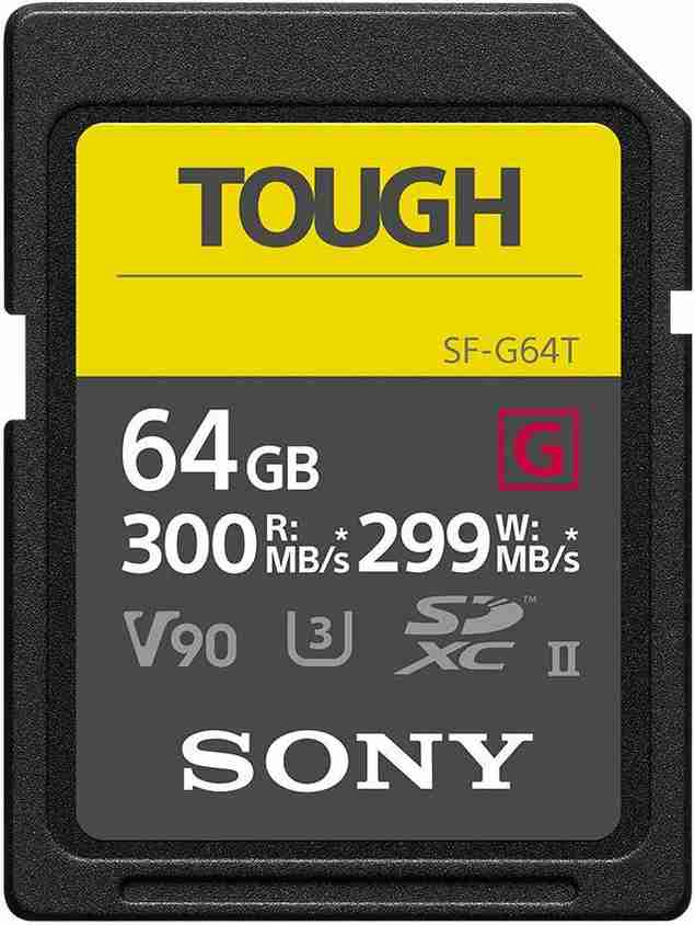 Sony Tough SD Memory 64GB(300R:MB/s 299W:MB/s)