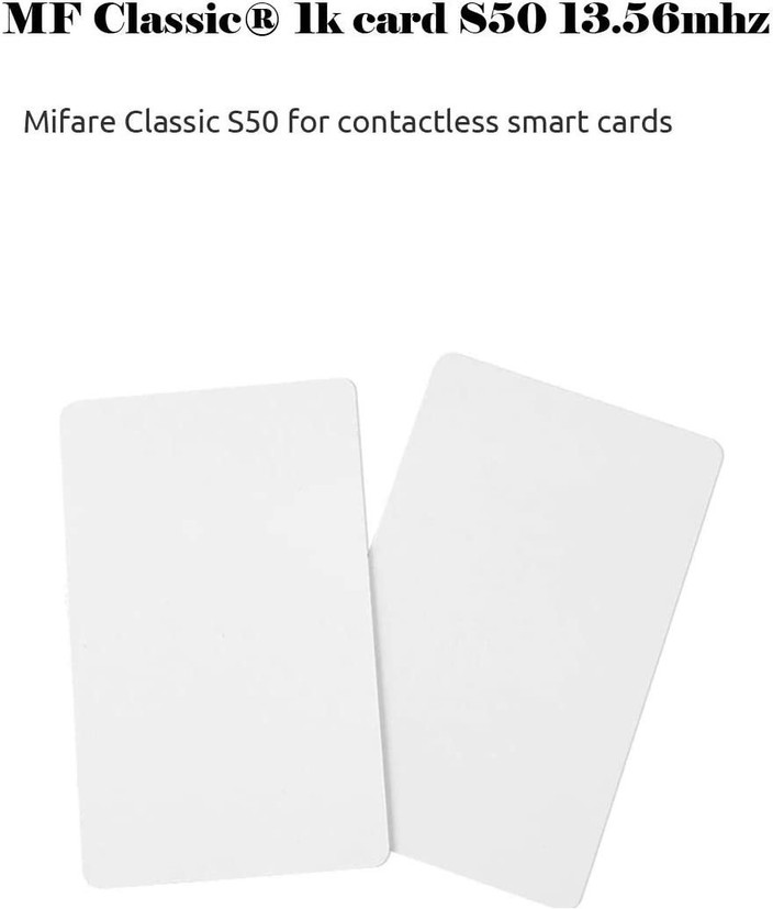 Carte RFID MIFARE Classic 1K - 100 Pezzi Per Controllo Accessi - Foto 4
